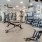 a gym with exercise equipment
